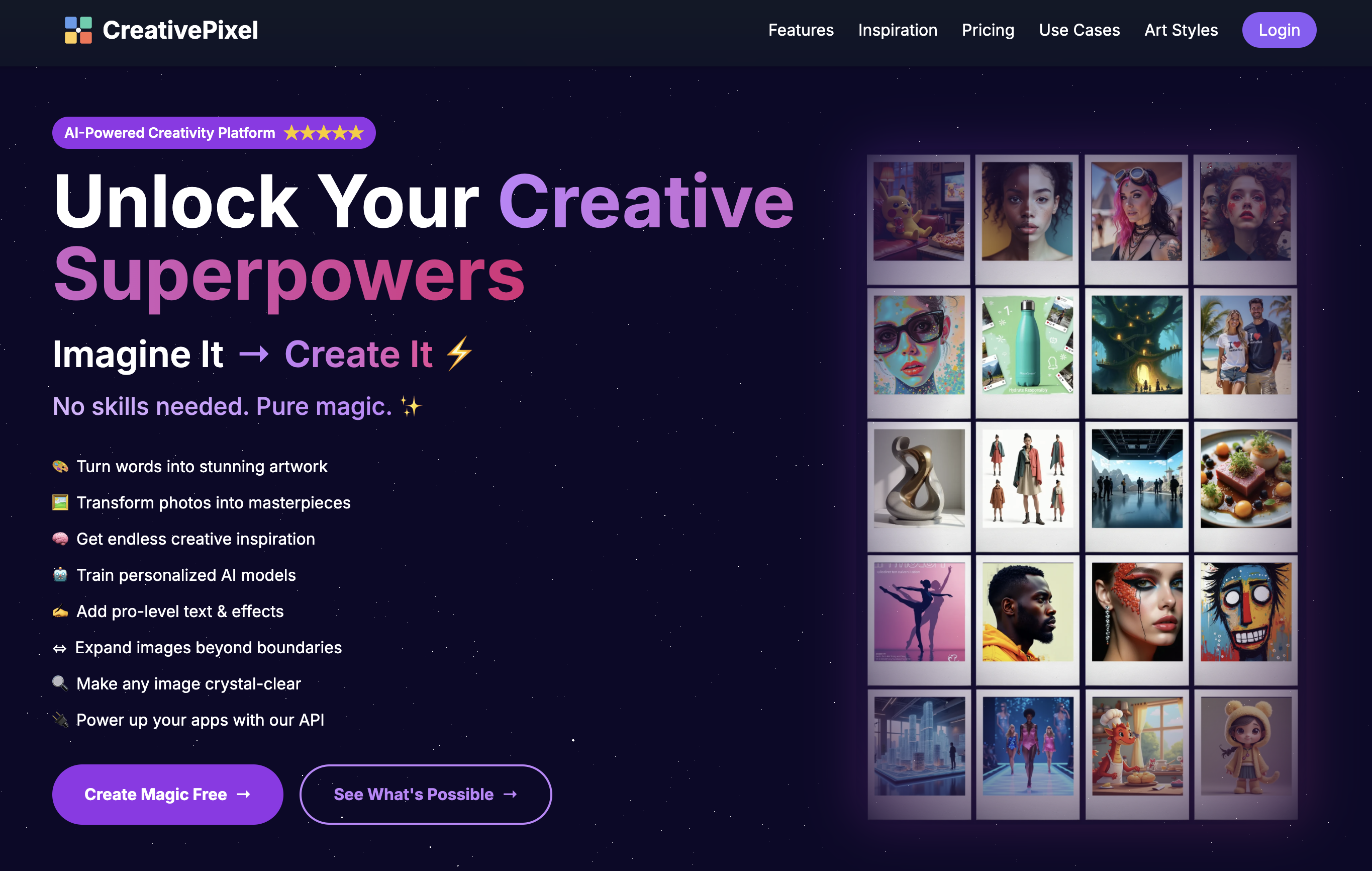 CreativePixel Platform Interface